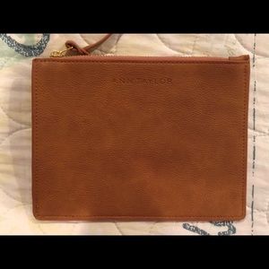 Ann Taylor Leather Pouch